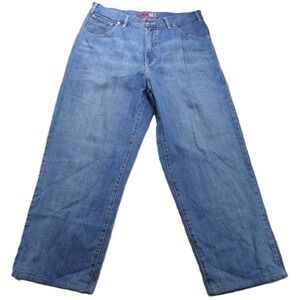 VTG Shady Men Jeans 36W Blue Baggy Y2K Hip Hop Denim Classic Durable Streetwear